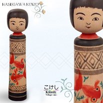 長谷川昴 木彫 彩色 「鐘馗」 共箱 h27cm 東キ8-0425☆2Fトヒカコ Hasegawa Kenzo 23 DOB 1942
